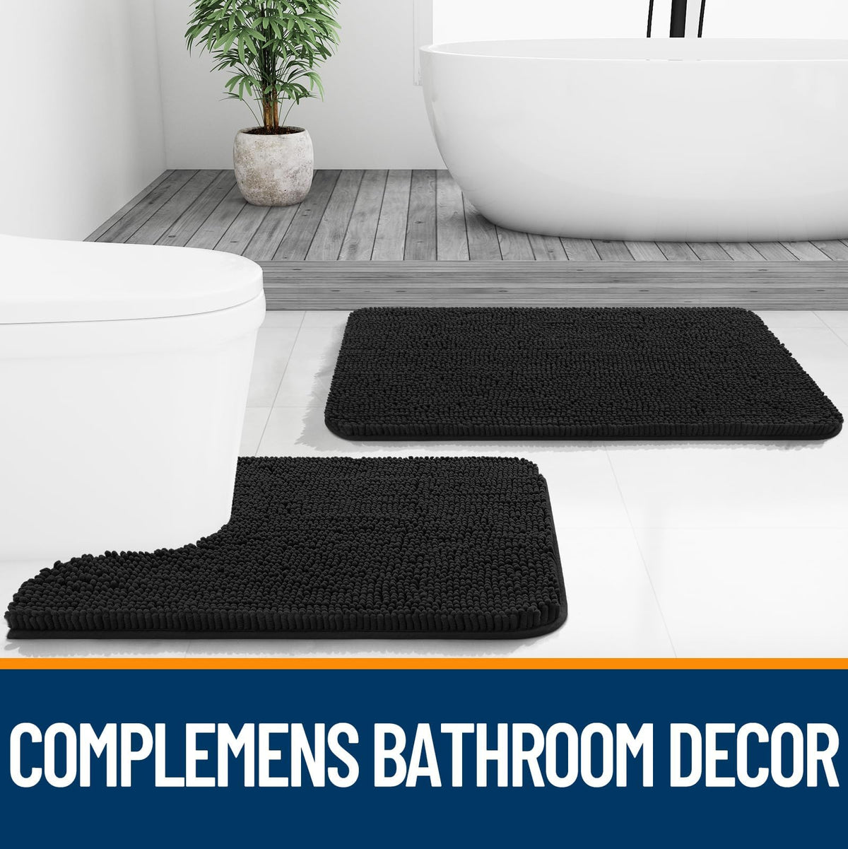 OLANLY pet-friendly bath rug adds comfort in shared spaces