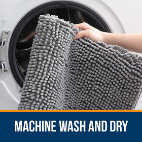 OLANLY quick-dry bath mat supports fast foot drying