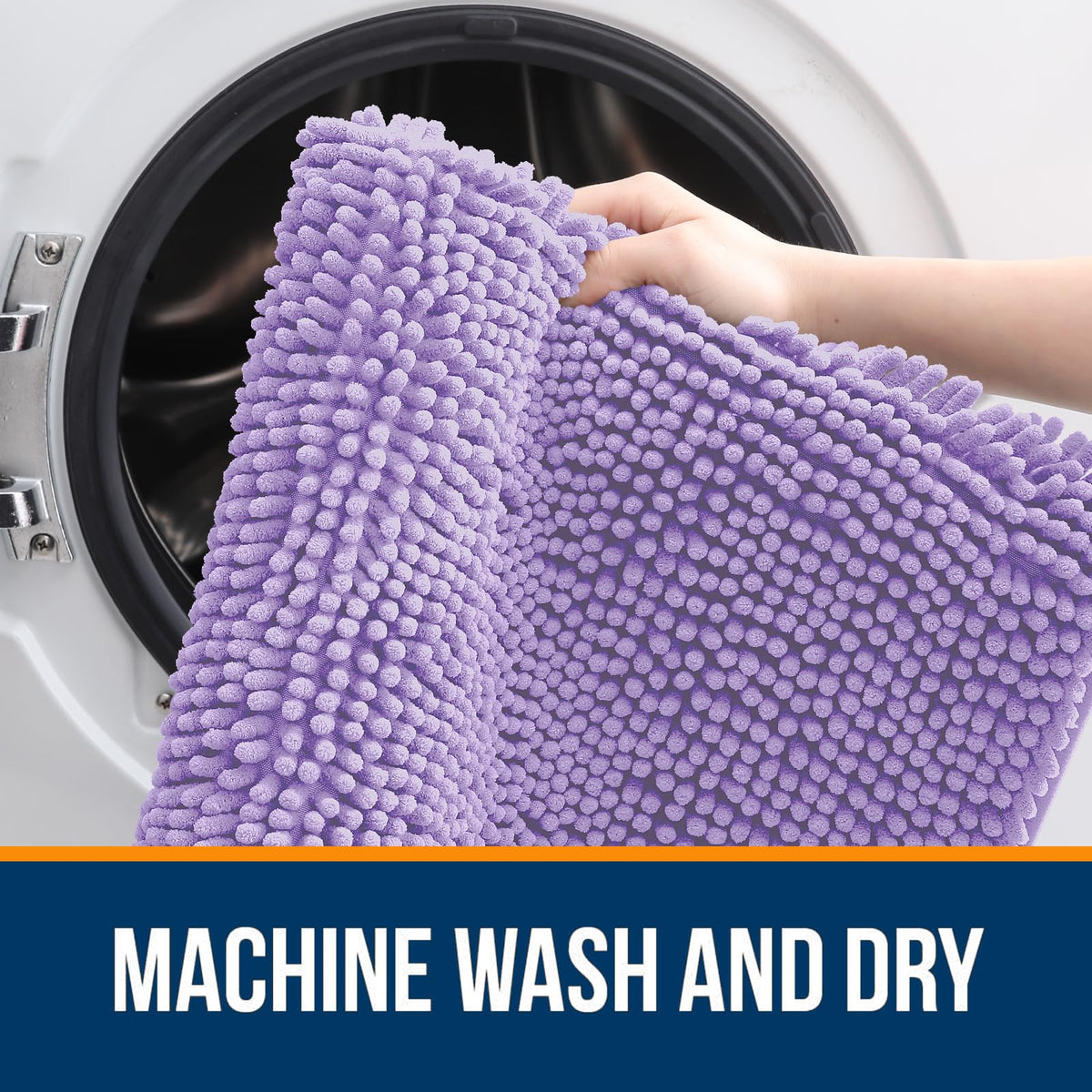 OLANLY quick-dry microfiber mat dries fast after showering.