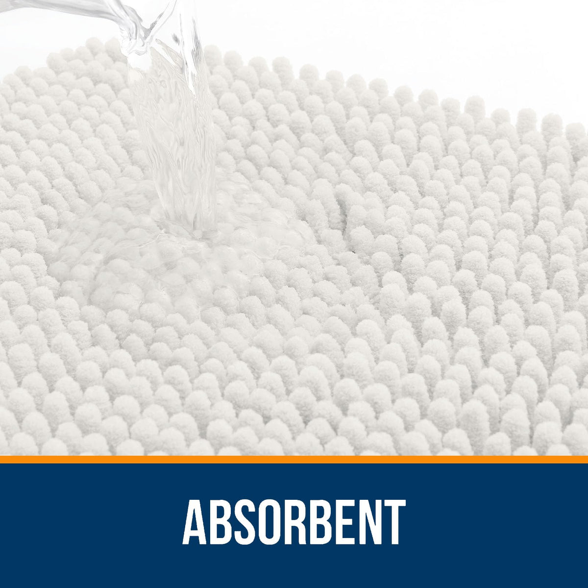OLANLY rubber backing non-slip design for rug stability