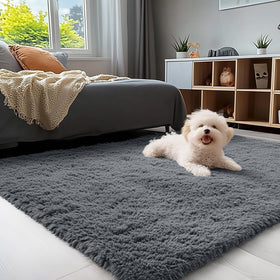 OLANLY soft fluffy shaggy rug for cozy feet in any room