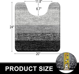 OLANLY ultra-soft microfiber mat with non-slip backing for safety.