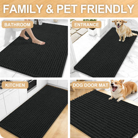 OLANLY versatile bathroom rug suits master baths and guest spaces