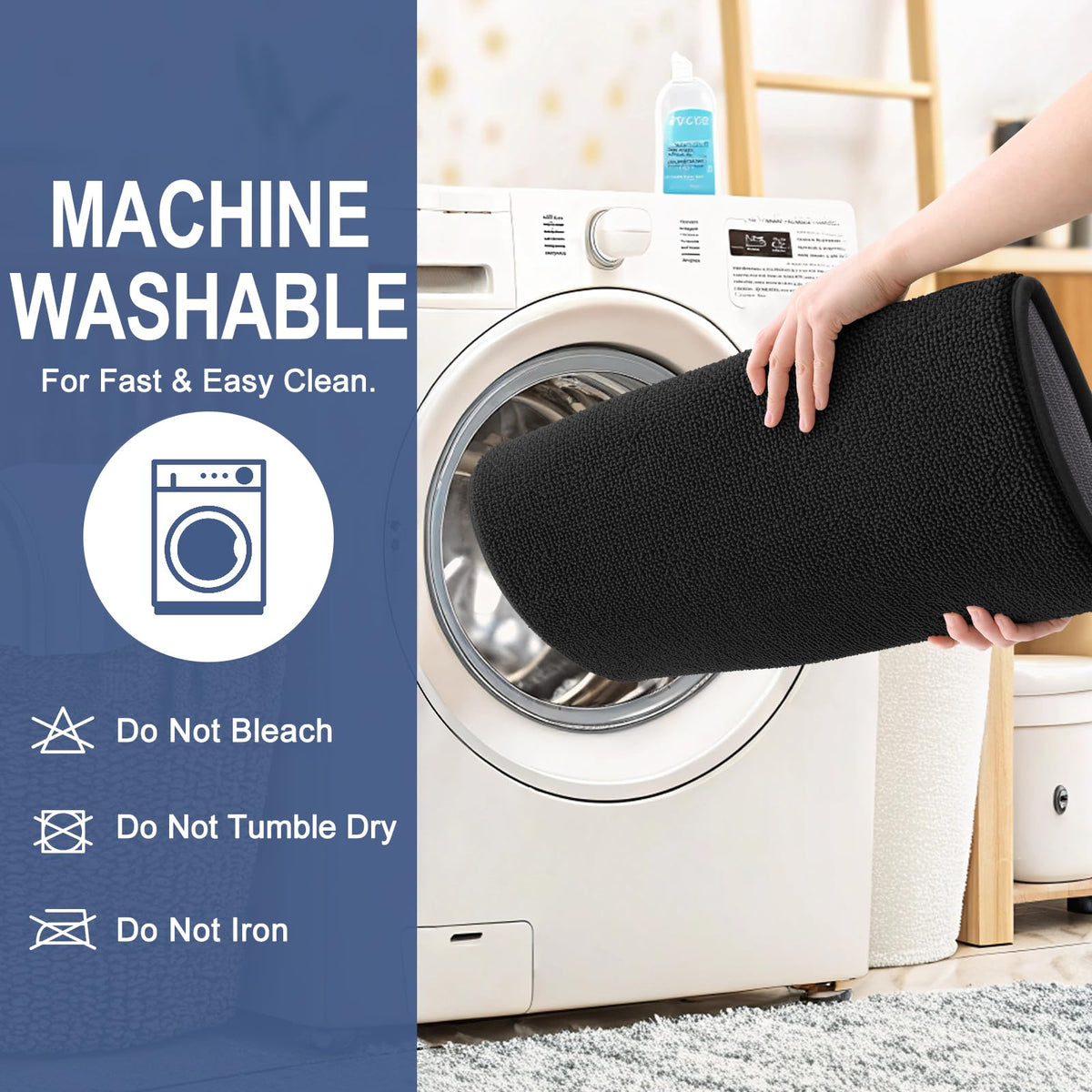 OLANLY versatile luxury mat by tub, shower, or sink enhances daily routines.