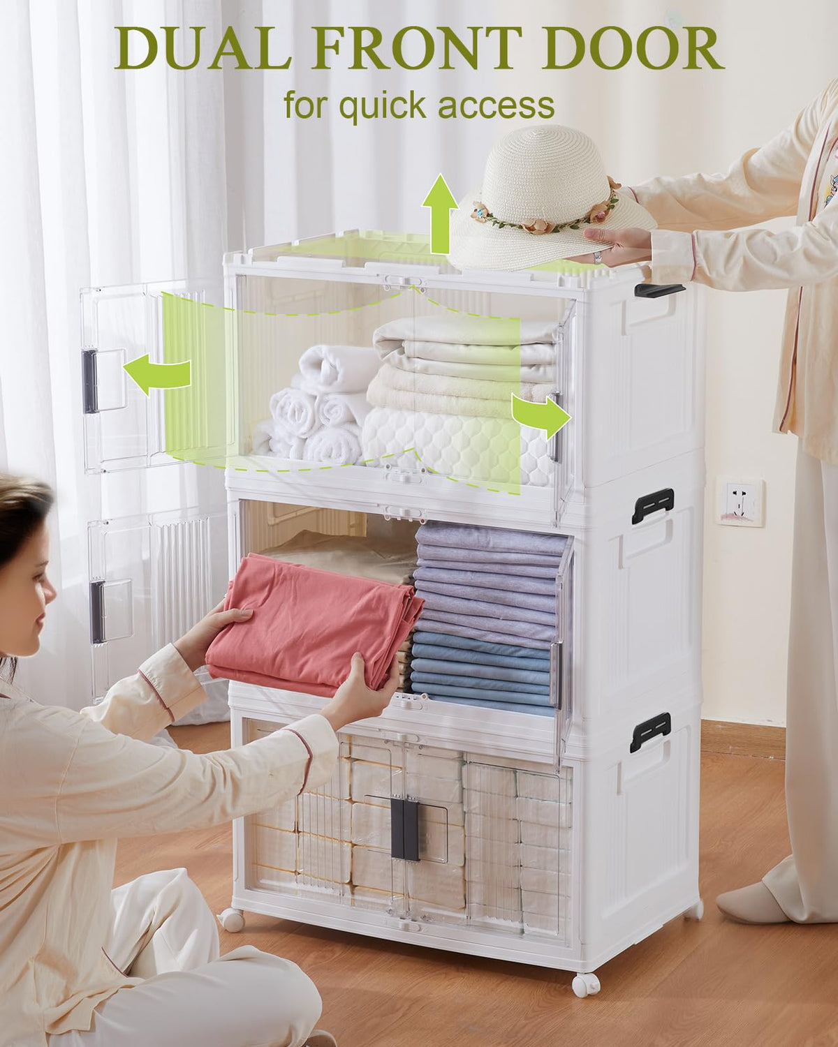OlarHike 76QT bin crafted from high-impact PP plastic for durability.