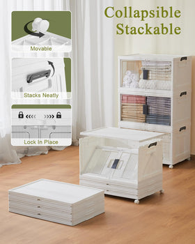 OlarHike 76QT bin with wheels for easy mobility around home.