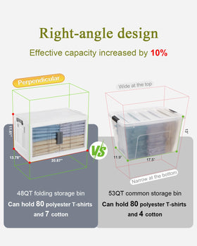 OlarHike removable top cover storage bin allows quick access to large items.