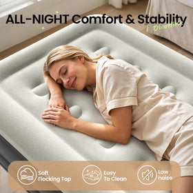 OlarHike mattress surface showing durable fabric for frequent guest use