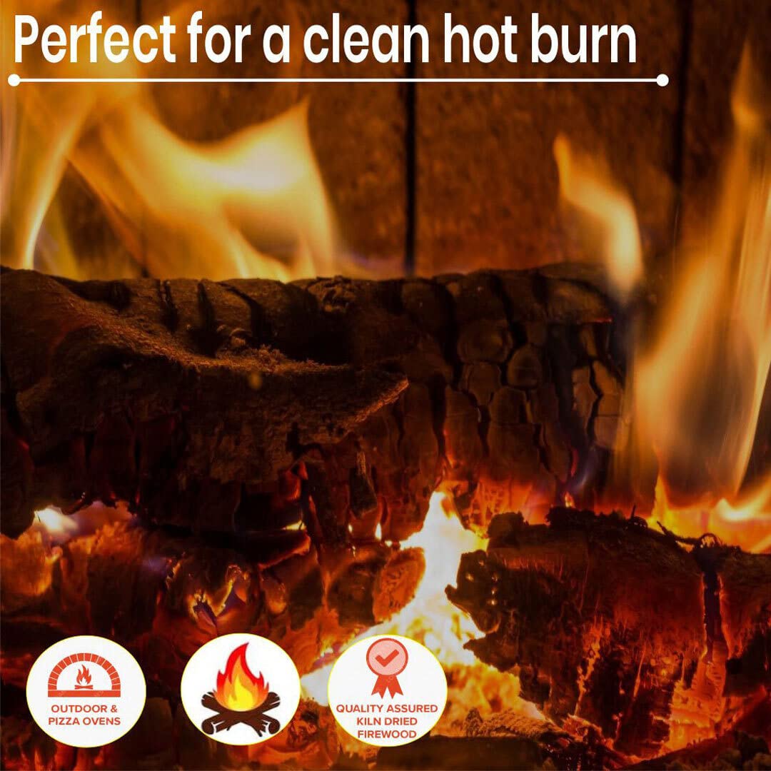 Old Potters Hickory kiln-dried smoke aroma close-up highlights rich flavor for meals.