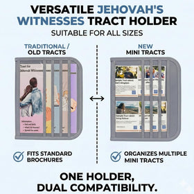 OLDECORY JW Ministry Organizer with open compartments for easy access.