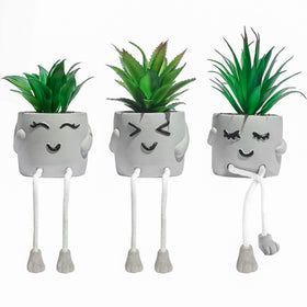 OLEEK small fake plants desk decor brighten your office without maintenance.