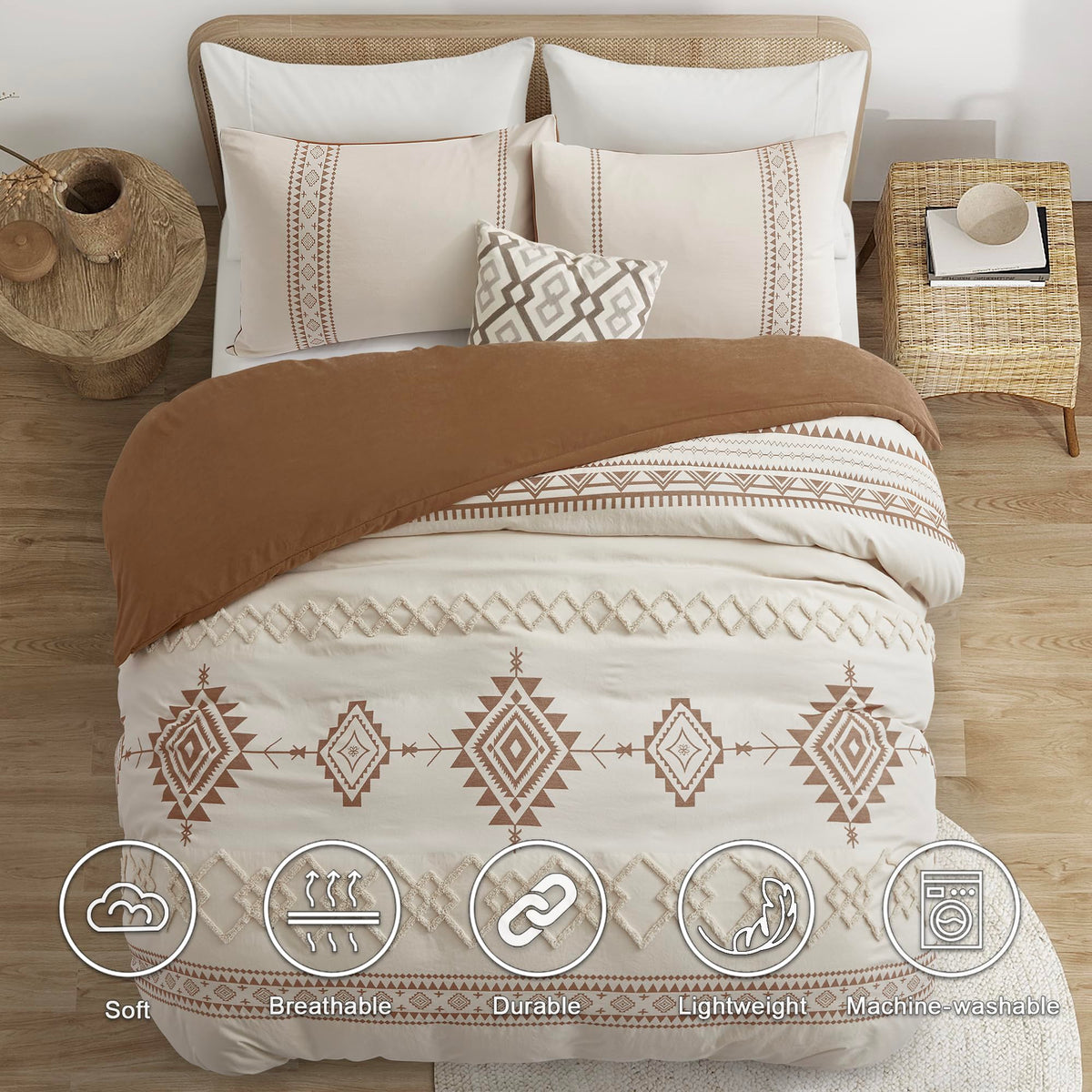 Oli Anderson microfiber fabric feels soft and durable for daily use