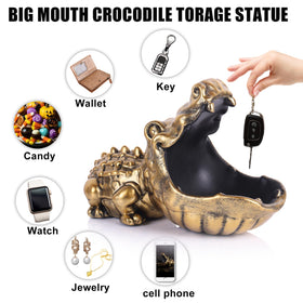 oliruim alligator jewelry holder for rings and bracelets