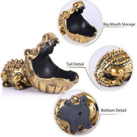 oliruim alligator kitchen counter decor doubles as candy dish