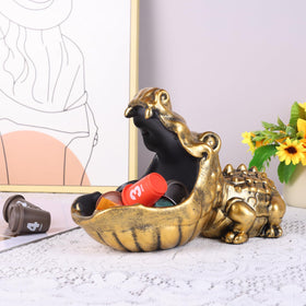 oliruim alligator sculpture modern design enhances living room decor