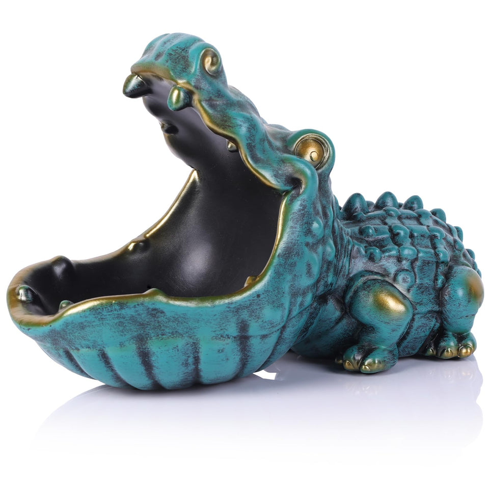 oliruim alligator statue key bowl for organized entryways and stylish decor.