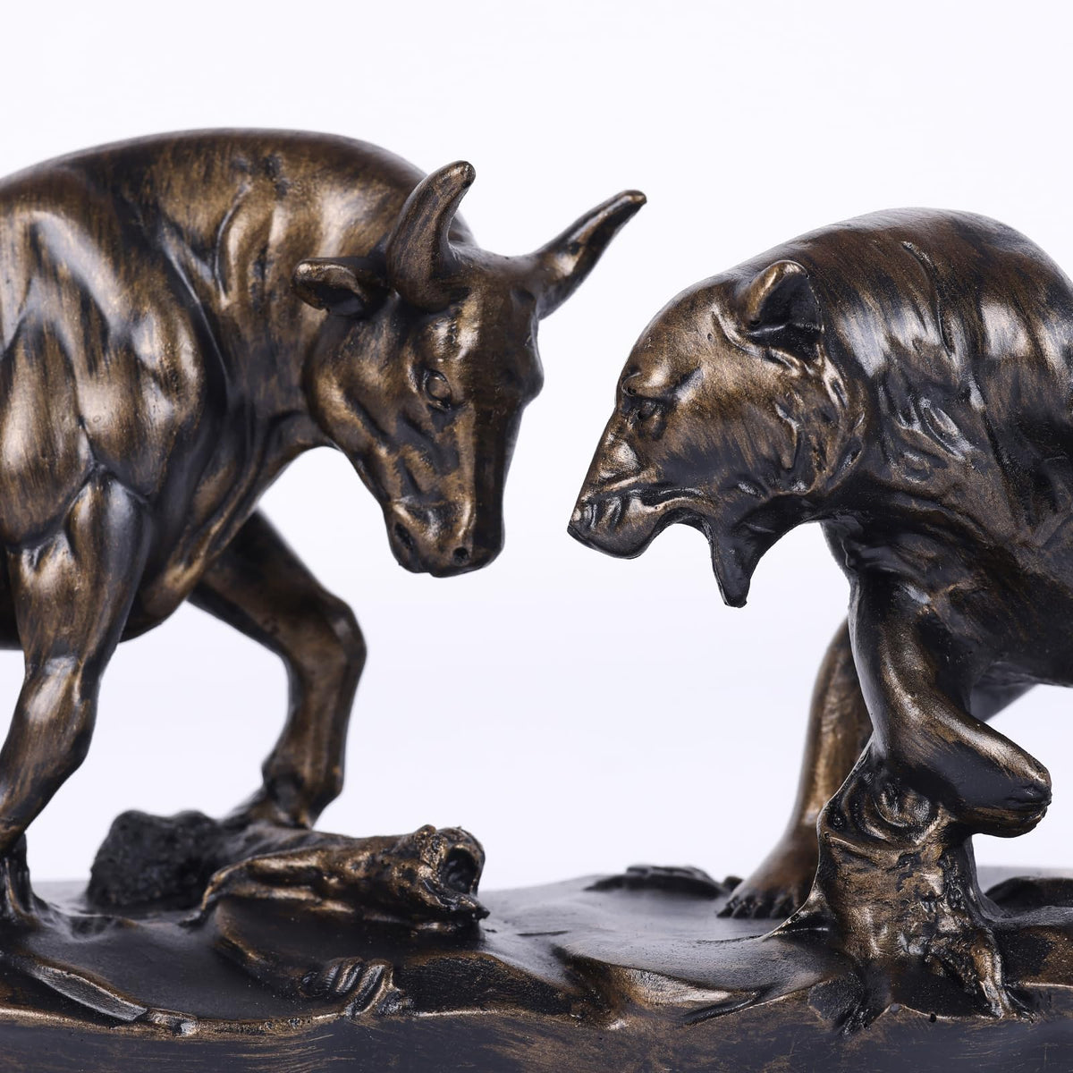 oliruim stock market sculpture for desk or shelf in office