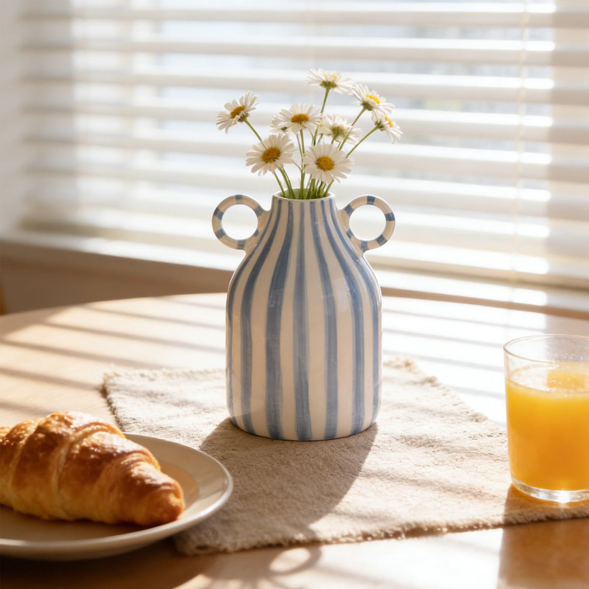 oliruim dual-handled vase adds boho chic touch to entryways