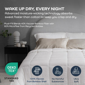 Olive + Crate corner ties secure fit for a neat, fuss-free bed setup.