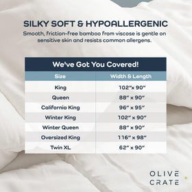Olive + Crate machine-washable care label for easy cleaning and lasting softness.