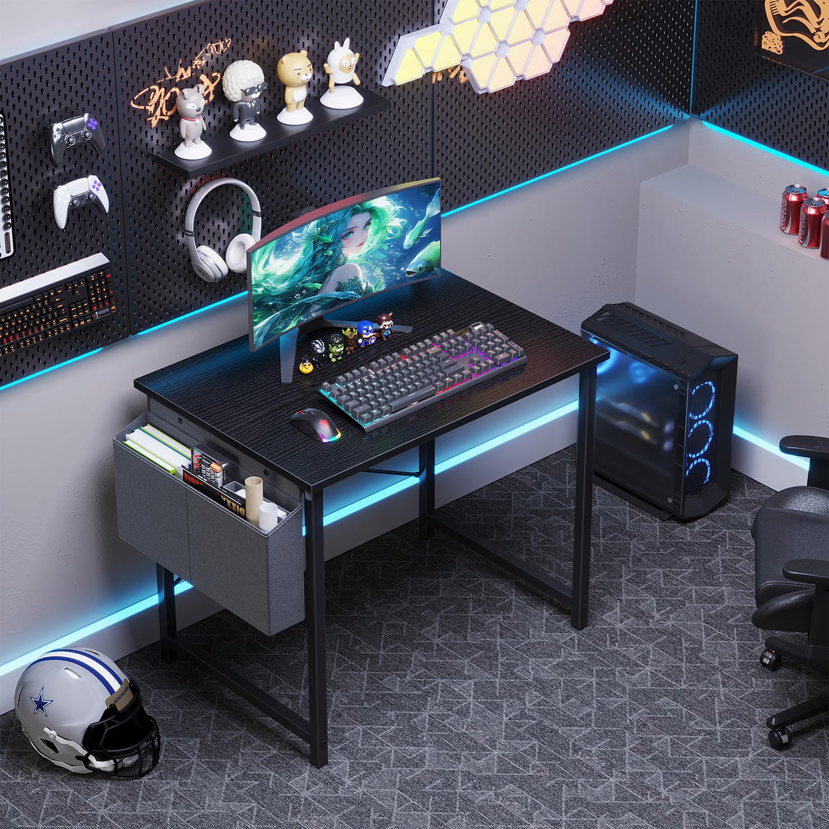OLIXIS desk with reinforced steel tube frame for sturdy support