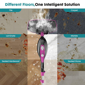 OLIXIS detachable handheld steamer enabling versatile surface cleaning