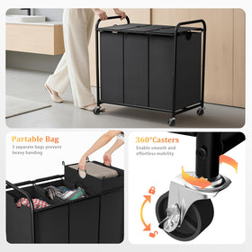 Olldide heavy-duty casters allow smooth, quiet moves.