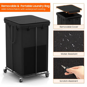 Olldide large 160L capacity ideal for bulky laundry and storage needs