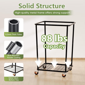 Olldide metal frame and clasps deliver durability and a premium feel.
