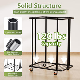 Olldide robust metal frame resists rust for long-lasting use.