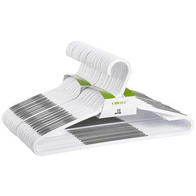 Ollieroo bendable hanger with non-slip shoulder grip preventing slippage on delicate fabrics
