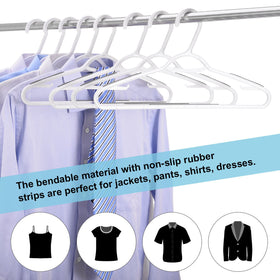 Slim profile Ollieroo hanger saves closet space with a compact form