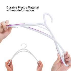 Ollieroo silk and chiffon friendly hangers preserve delicate textures