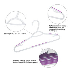 Ollieroo bendable hangers for wet and dry fabrics including silk and chiffon