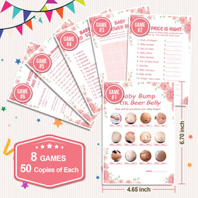 Oloutab baby shower bingo cards boost interaction and laughter at your celebration.