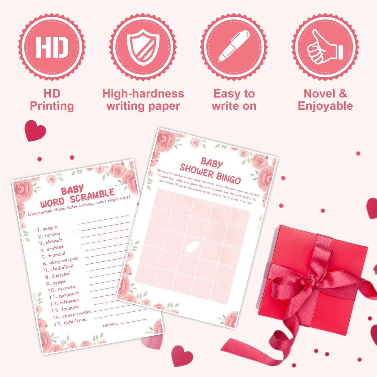 Oloutab guess who mommy or daddy cards create surprises and cheers.