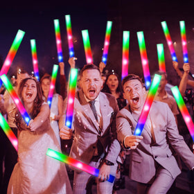 OLUPP glow sticks for raves and concerts with vibrant lights.