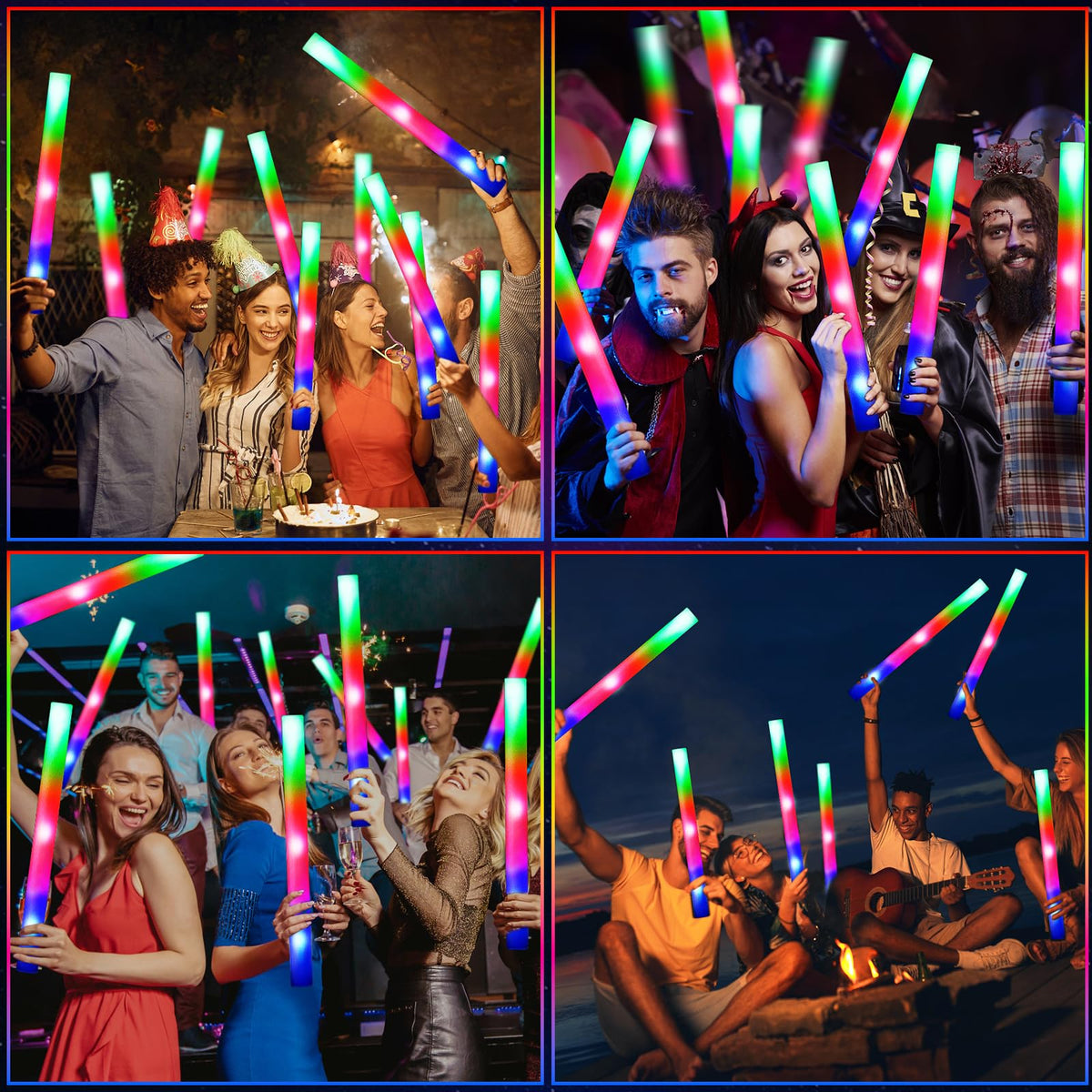 OLUPP foam glow sticks safe and soft for kids.
