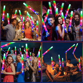 OLUPP foam glow sticks safe and soft for kids.