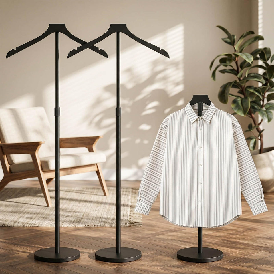 OLV 2-pack mannequin torso with adjustable height for flexible retail displays