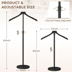 OLV 2-pack warm wood hanger adds upscale touch to displays
