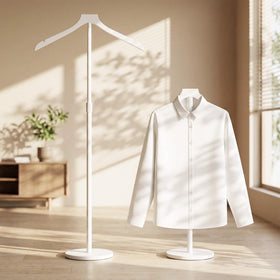 OLV mannequin torso adjustable stand displaying shirts clearly for shop floors