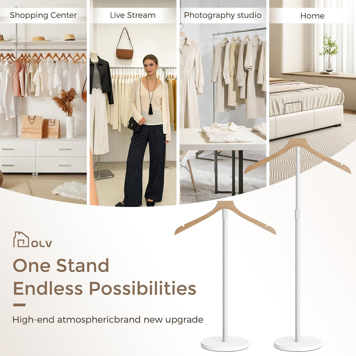 OLV Mannequin Torso ideal for trade shows and professional displays.