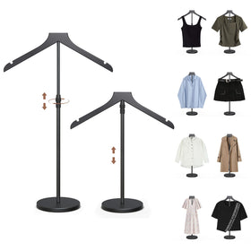 olv shirt display stand with adjustable height for flexible retail setups