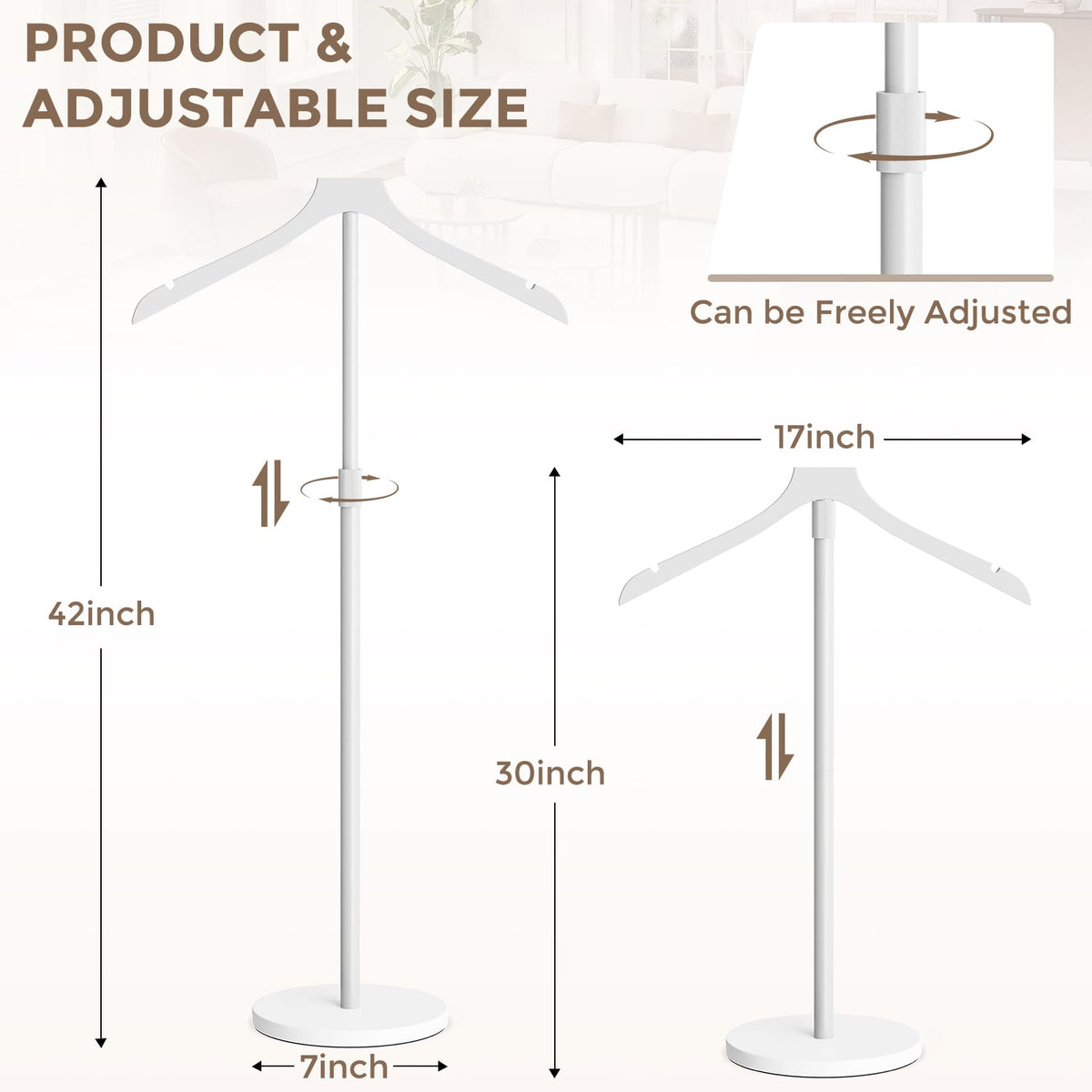OLV wooden hanger adds warmth and high-end feel to garments