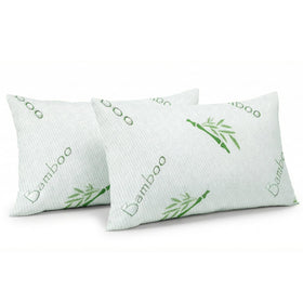OMEO packaging displays two pillows ready for use.