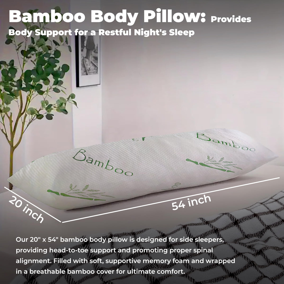 OMEO 20x54 inch size provides comprehensive full-body support
