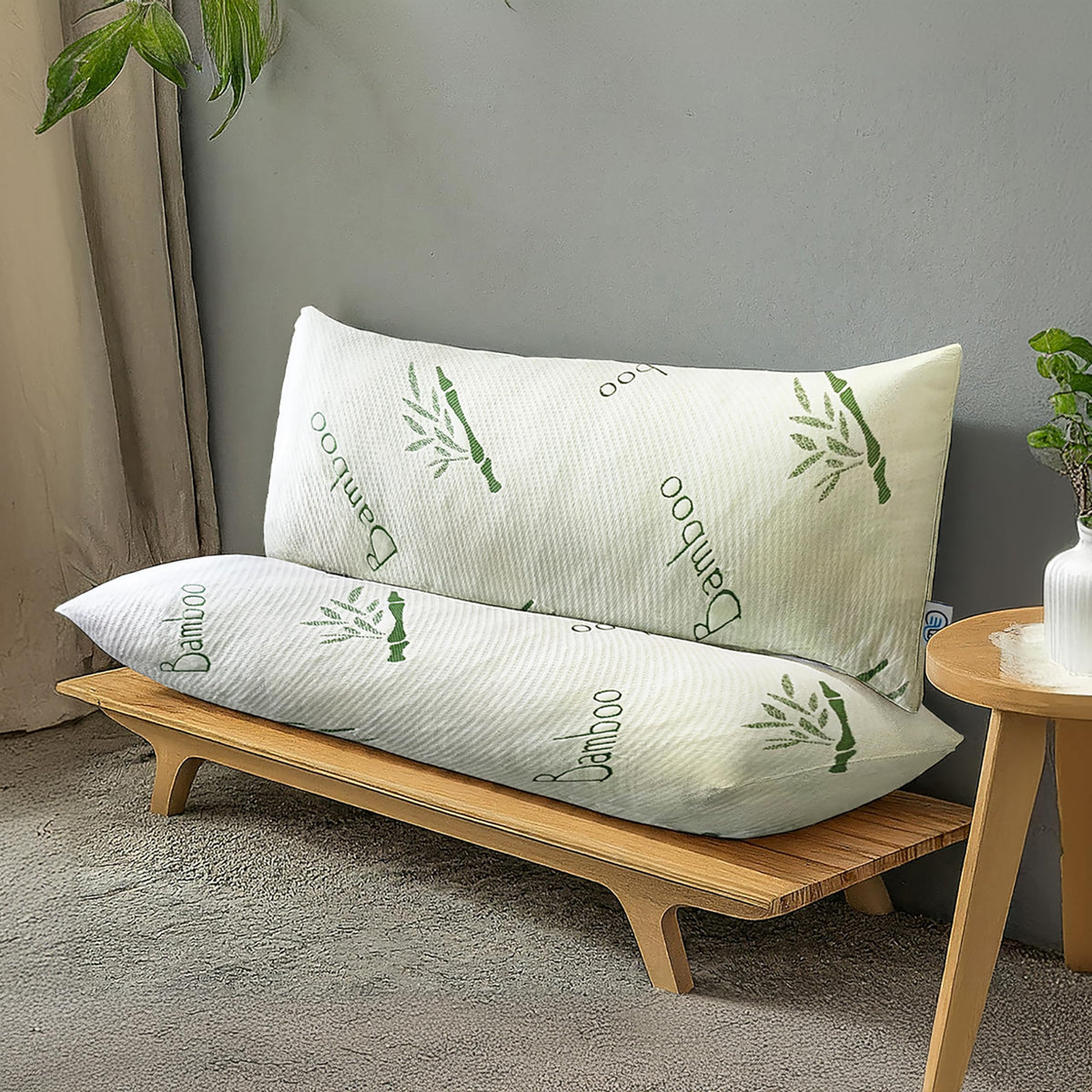 OMEO side-sleeper support with long body pillow for full-body comfort