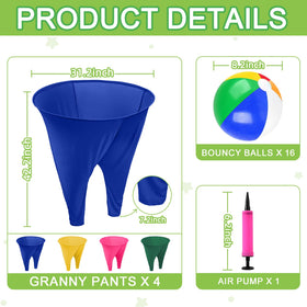 OMKSIH Granny Pants with bouncy balls for lively relay games.