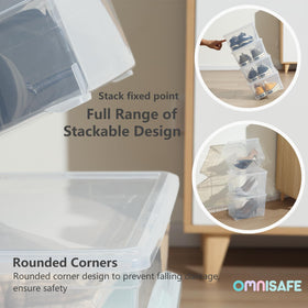Omnisafe with a latching lid provides secure closure for organized storage
